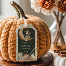 Cute Witch Kids Halloween Birthday Favour