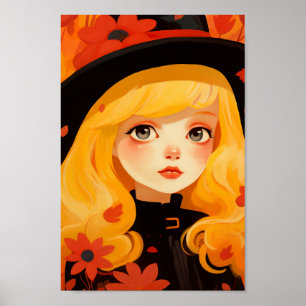 Cute Witch Poster
