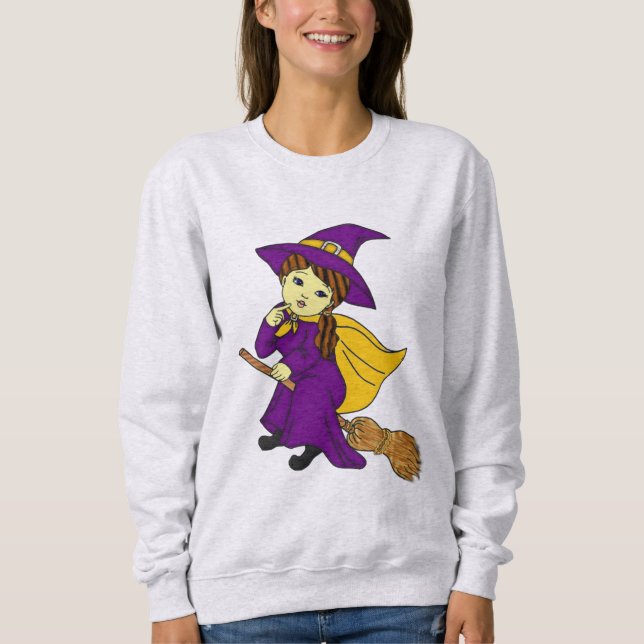 Cute Witch Sweatshirt (Front)
