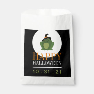 Cute Witch Toad, Halloween Favour Bags