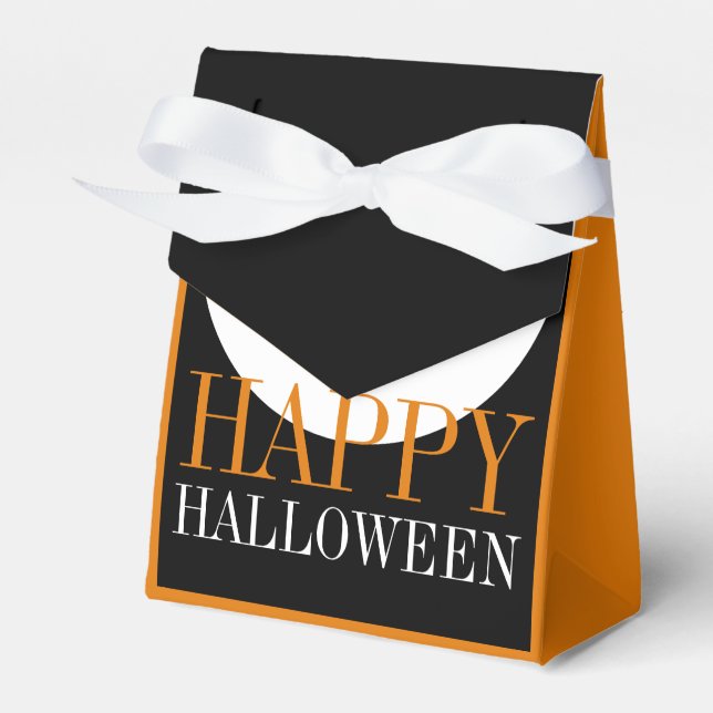 Cute Witch Toad, Halloween Favour Box (Front Side)