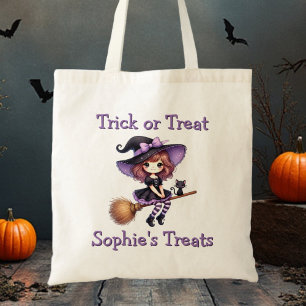 Cute Witch Trick or Treat Bag