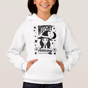 Cute witch Witchy Feeling  funny Halloween 