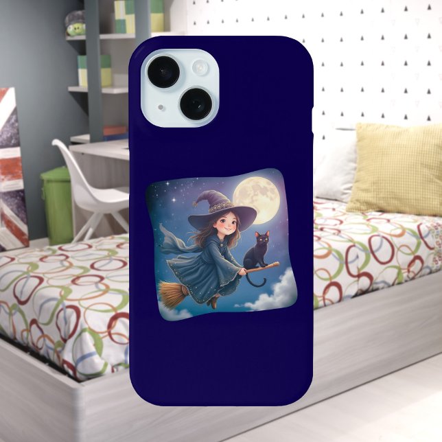 Cute Witch With Cat iPhone / iPad case (Creator Uploaded)