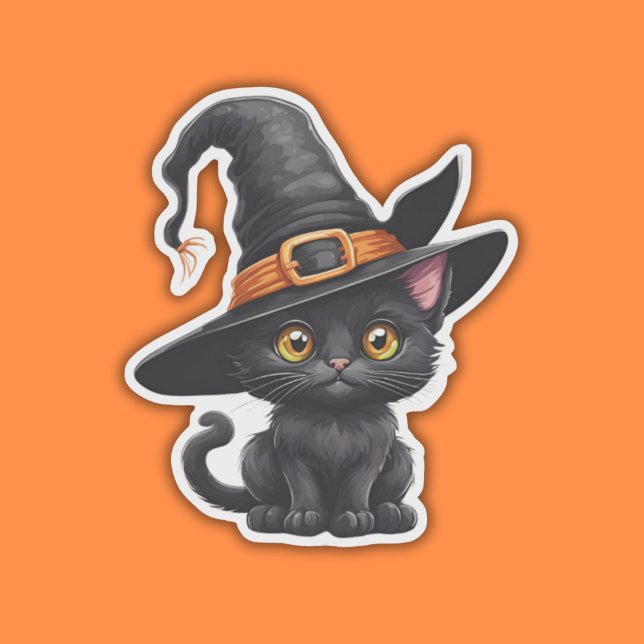 Cute Witchy Kitten Waterproof  (Creator Uploaded)
