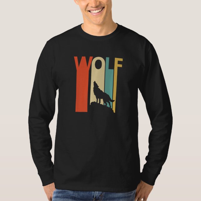 Cute Wolf Animal  T-Shirt (Front)