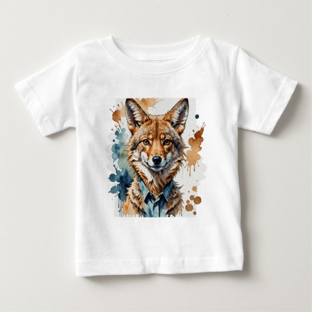  Cute wolf Baby T-Shirt (Front)