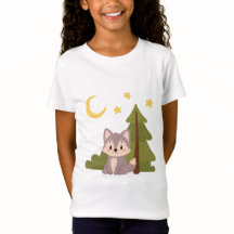 Cute wolf in the forest