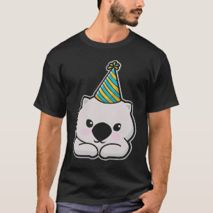 Cute Wombat Happy Birthday Party hat Wombat T-Shirt