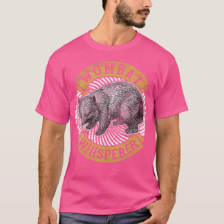 Cute Wombat Whisperer Funny Wildlife Idea T-Shirt