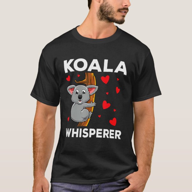 Cute Womens Mens Kids Koala Bear  Zookeeper T-Shirt (Front)