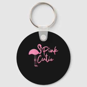Cute Womens Pink Flamingo Pink Cute Flamingo Key Ring