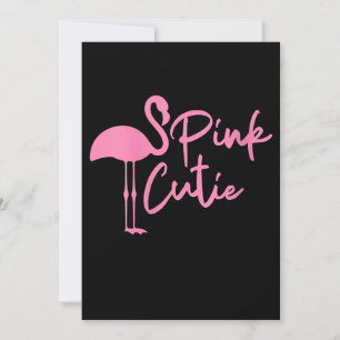 Cute Womens Pink Flamingo   Pink Cute   Flamingo Save The Date