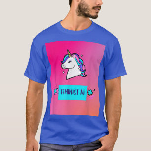 Cute Womens Right Activists Feminists Unicorns 692 T-Shirt
