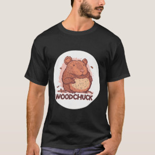 Cute Woodchuck Costume For Charming Animals Lovers T-Shirt