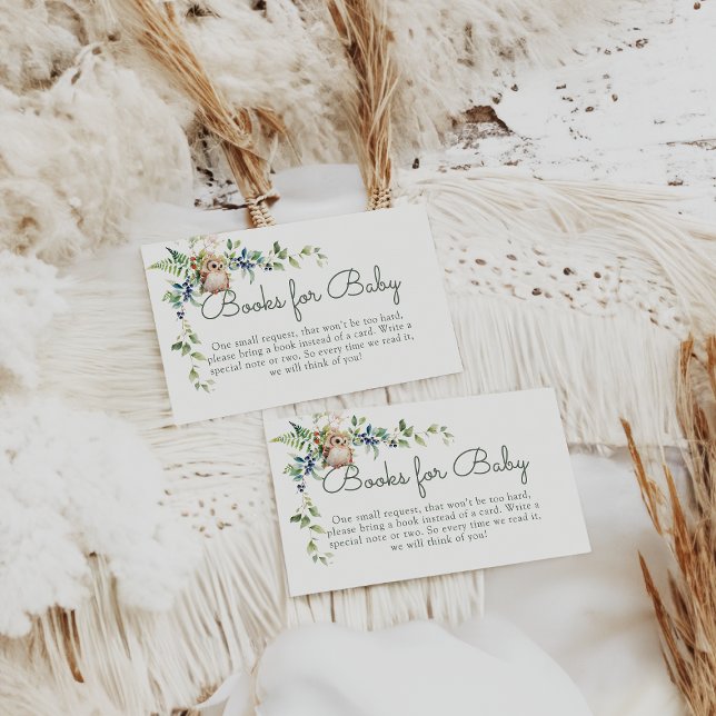 Cute Woodland Animal Adventure Neutral Baby Shower Enclosure Card (Creator Uploaded)