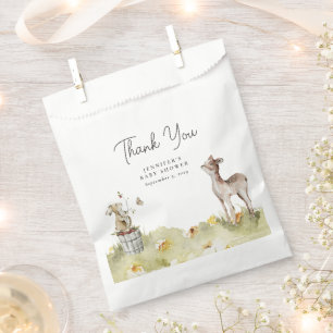 Cute Woodland Animal Baby Shower Thank You Favour Bags