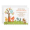 Cute Woodland Animal Invitation