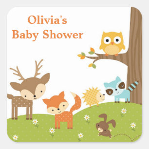 Cute Woodland Animal Stickers