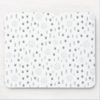 Cute Woodland Animal Track Pattern