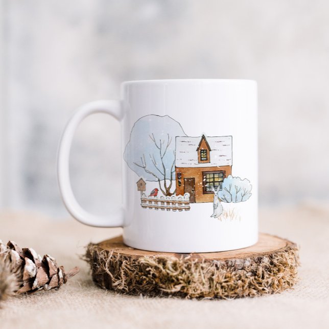 Cute Woodland Animals and Christmas House Mug (Creator Uploaded)