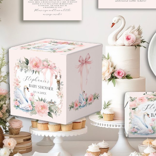 Cute Woodland Animals Bear Deer Forest Baby Shower Favour Box (Creator Uploaded)