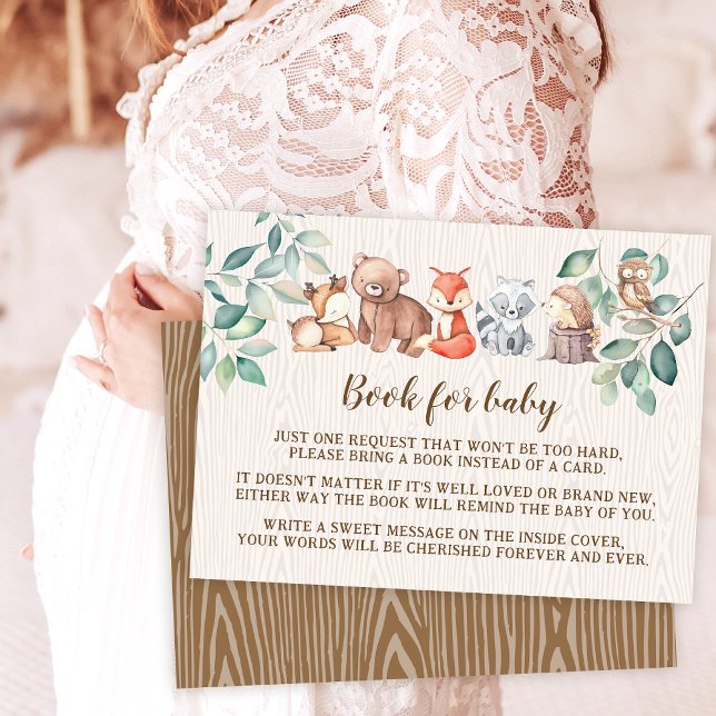 Cute woodland animals book for baby Enclosure Card (Creator Uploaded)