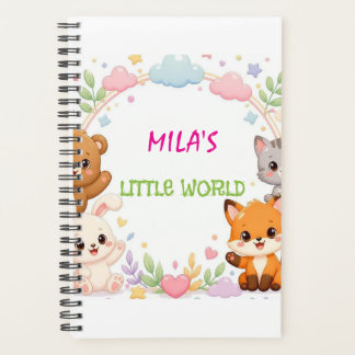 Cute Woodland Animals Nursery Wall Art – Bear Planner