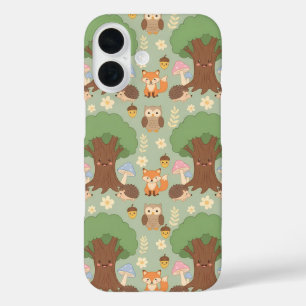 Cute Woodland Animals Pattern Phone Case