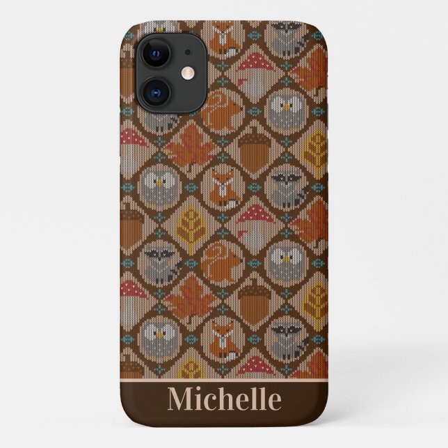 Cute Woodland Autumn Case-Mate iPhone Case (Back)