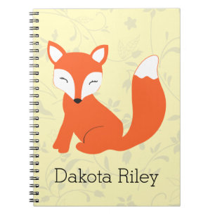 Cute Woodland Baby Fox Notebook