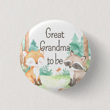 Cute Woodland Baby Shower Theme Great Grandma 