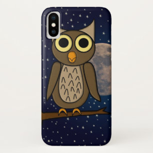 Cute Woodland Bird Artwork iPhone X Case