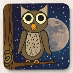 Cute Woodland Bird Artwork Coaster