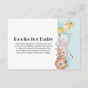 Cute Woodland Book Request Enclosure Card