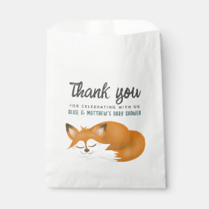 Cute Woodland Fox Boys Baby Shower Favour Bags