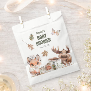 Cute Woodland Friends Baby Shower Favour Bags
