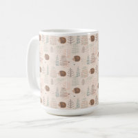 Cute Woodland Hedgehog Pattern