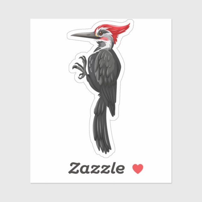 Cute woodpecker cartoon illustration (Sheet)