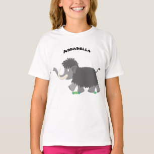 Cute woolly mammoth cartoon illustration T-Shirt