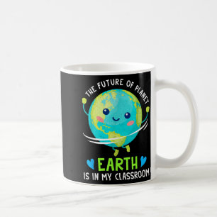 Cute world earth day the future of planet is in coffee mug