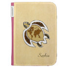 Cute World Map Turtle On Amazon Kindle Case
