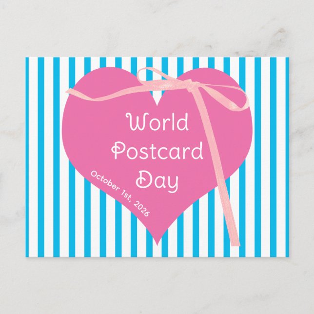 Cute World Postcard Day 2026 (Front)
