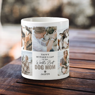 Cute 'Worlds Best Dog Mum' Mother's Day Coffee Mug