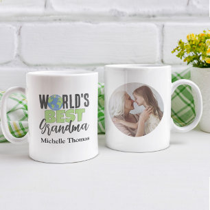 Cute World's Best Grandma Custom Coffee Mug