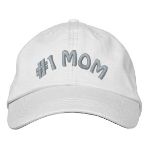 Cute Worlds Greatest Number One #1 Mum Embroidered Hat