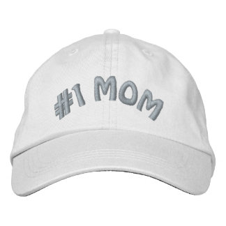 Cute Worlds Greatest Number One #1 Mum Embroidered Hat
