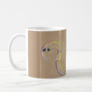 Cute worm with the name MARK Coffee Mug
