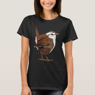 Cute Wren Bird Garden Birds Nature Wildlife T-Shirt