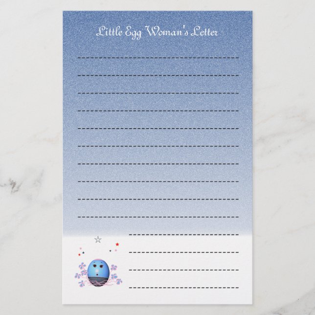 Cute Writing Paper for Children (Front)